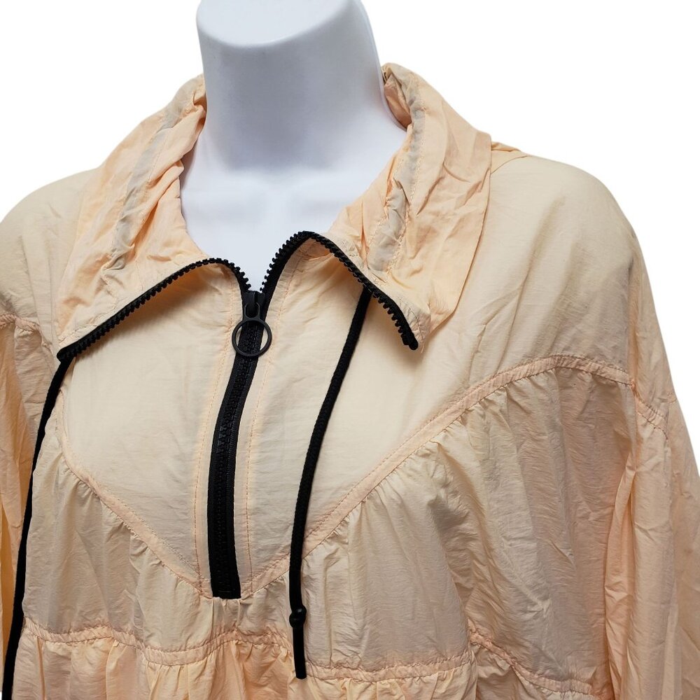 Zara Womens Water Repellent Hoodie Jacket Size Medium Lightweight - Picture 3 of 10